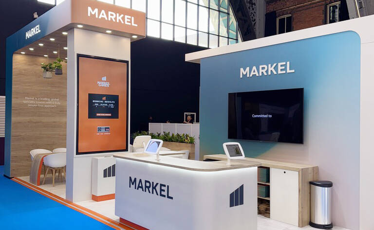 Markel exhibition stand