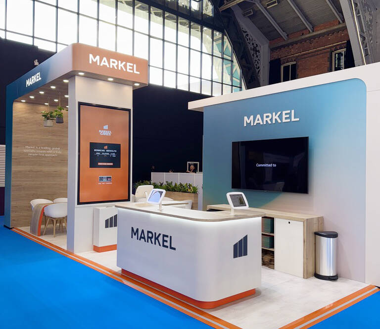 Markel exhibition stand