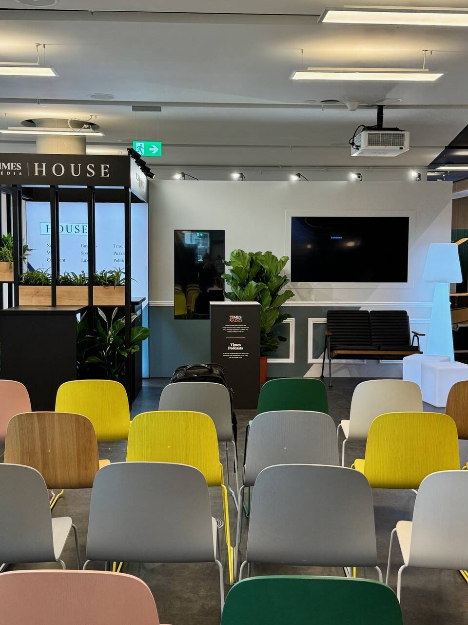 Conference seats at Times Media House event